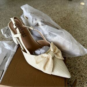 Journee Collection Tailynn Pump Cream - ALWAYS ACCEPTING OFFERS -